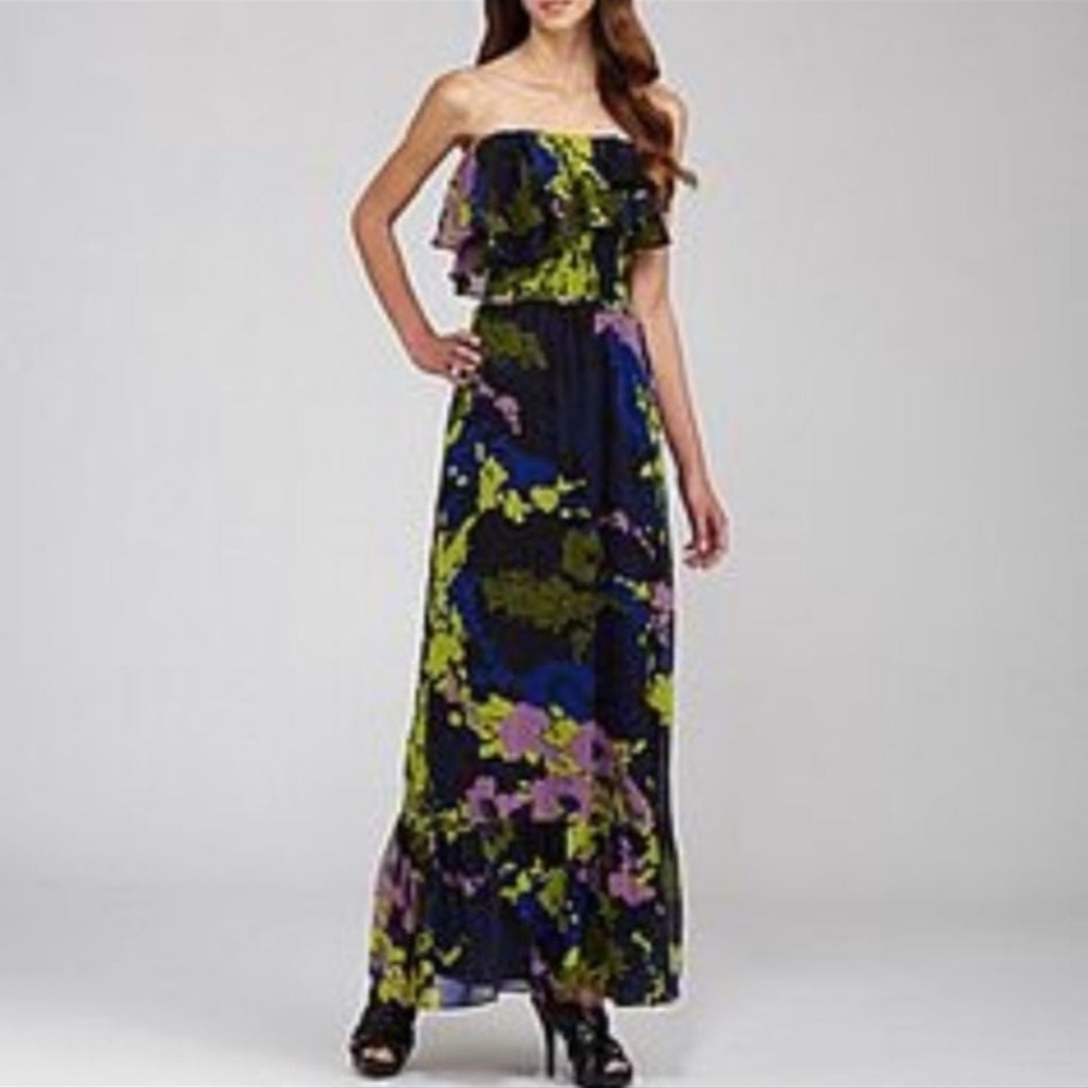 MM Couture by Miss Me Fit and Flare Maxi Dress Size M